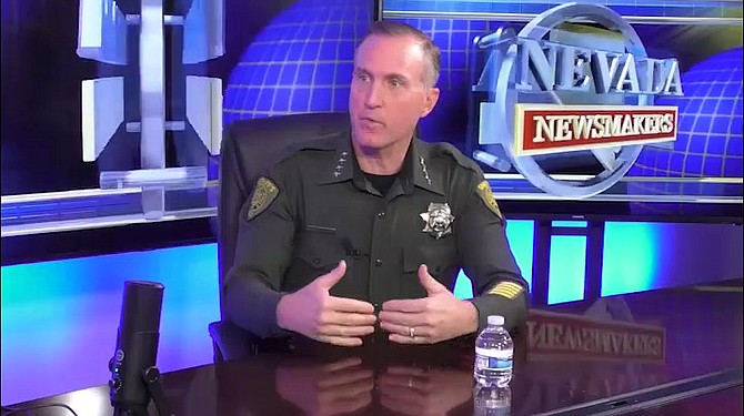 Washoe County Sheriff Darin Balaam on Nevada Newsmakers. The episode aired Wednesday, Oct. 20, 2021.
