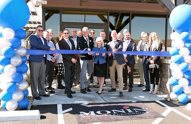 Representatives from Washoe County and Economic Development Authority of Western Nevada, among others, attended the ribbon cutting.