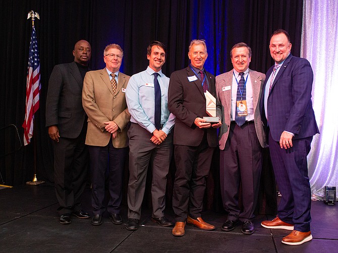 The Community Foundation of Northern Nevada — with outgoing CEO Chris Askin third from right — was honored as this year's Community Partner at the Oct. 21 event.