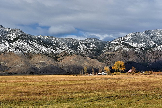 Gardnerville Ranchos photographer Tim Berube captured this photo of the Dangberg Historic Home Ranch on Oct. 26, just after the big storm on Oct. 24-5. The property surrounding the ranch is up for a conservation easement.
