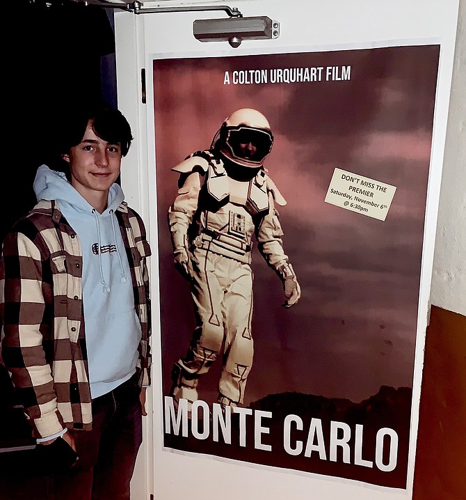 Colton Urquhart’s latest movie, “Monte Carlo,” debuts Saturday at the Fallon Theatre.