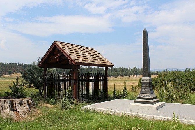 The peaceful final resting place of pioneer Peter Lassen, who died in 1859.