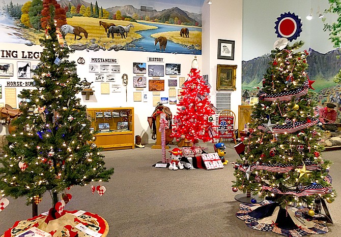 Christmas trees are sprouting at the Carson Valley Museum & Cultural Center on Monday. The museum is hosting an open house to visit the trees on Saturday before the Parade of Lights.