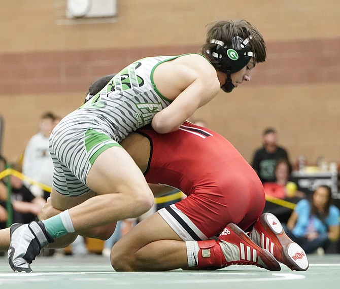 Fallon’s Isiah Diaz is the only wrestler returning with state experience after competing in the 3A state meet in Mesquite in February 2020.