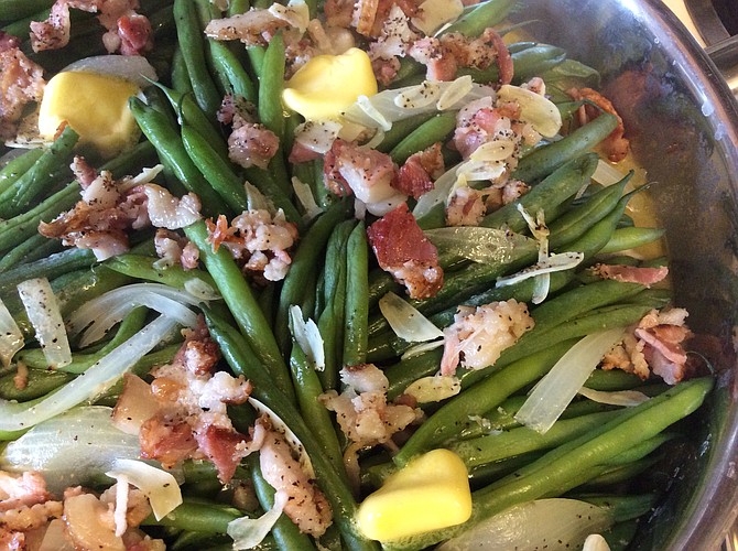 Michelle Palmer’s recipe is of grandma’s French green beans.