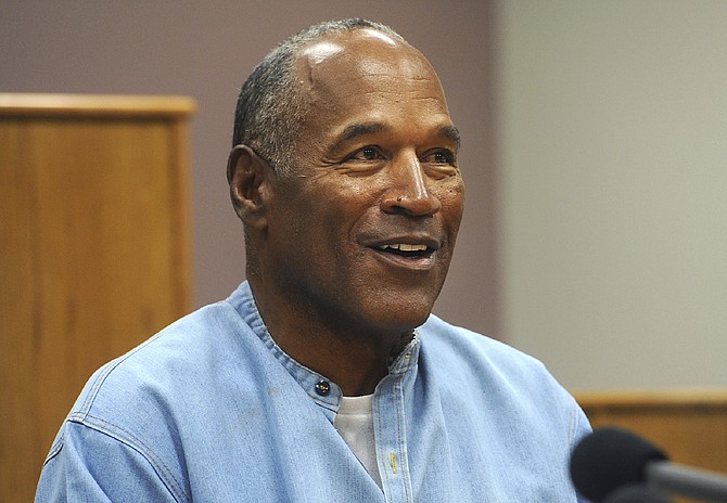 O.J. Simpson appears via video for his parole hearing at the Lovelock Correctional Center on July 20, 2017. (Photo: Jason Bean/Reno Gazette Journal via AP, pool, file)