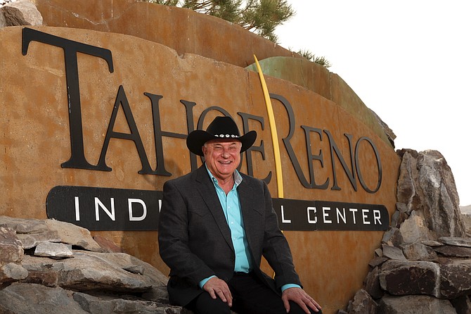 Gilman, seen here in 2013, is principal and director for L. Lance Gilman Commercial Real Estate Services, the exclusive brokerage firm for Tahoe Reno Industrial Center.