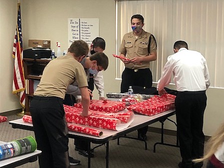 The Carson High School Naval Junior Reserve Officer Training Corps program adopted 16 “angels” with cadets donating $100 each or more.