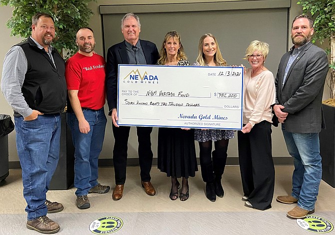 In early December, Nevada Gold Mines representatives celebrated the fund’s first anniversary with local nonprofit organizations and community leaders.