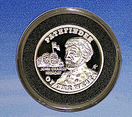 The Carson City Coin Press is minting a coin featuring John C. Frémont on Saturday.