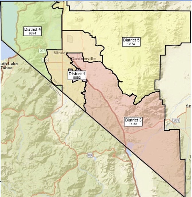Commissioners vote 4-1 for a redistricting map that comes closest the current configuration.