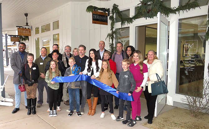 Members of the Reno+Sparks Chamber of Commerce celebrated the grand opening of Trademark Jewelry and Repair on Jan. 4, 2022.