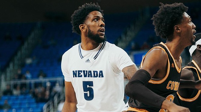 Nevada’s Warren Washington against Wyoming on Jan. 17, 2022 at Lawlor Events Center in Reno. (Photo: Nevada Athletics)