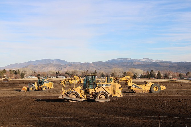 Work began recently on the Andersen Ranch Estates project between Ormsby Boulevard and Mountain Street in Carson City.