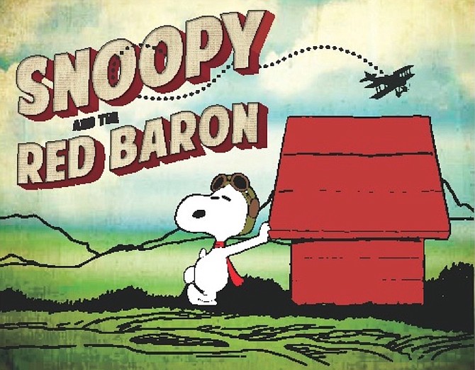 © 2022 Peanuts Worldwide LLC
Snoopy and the Red Baron, a traveling exhibition on view at the Brewery Arts Center, from Feb.19 – May 15.