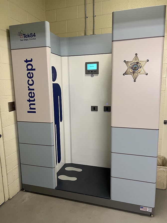 The Douglas County Sheriff’s Office recently purchased the Tek84 Body Scanner which conducts X-Ray imaging with federal ARPA funds.
