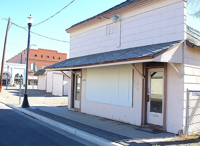The former home of the Eddy Street Book Exchange on Friday in Gardnerville.