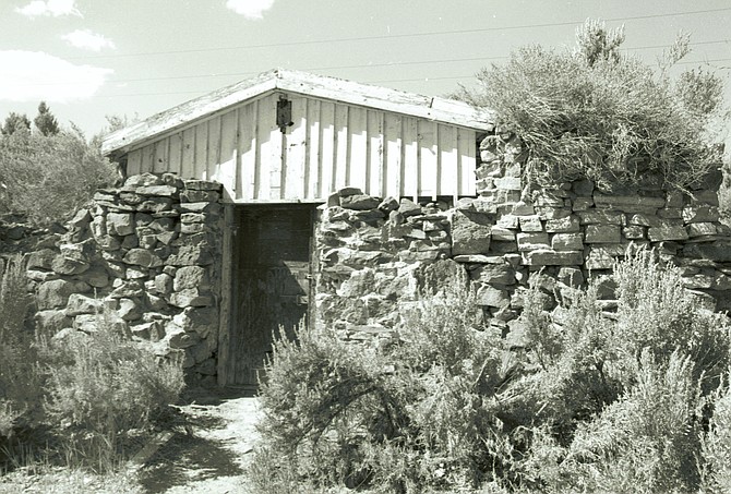 This old storage building is one of the few remaining structures in the former stagecoach stop known as Fletcher.