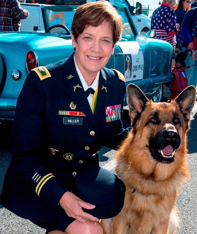 Kat Miller, who announced her retirement from the Nevada Department of Veterans Services, spent 34 in the U.S. Army.