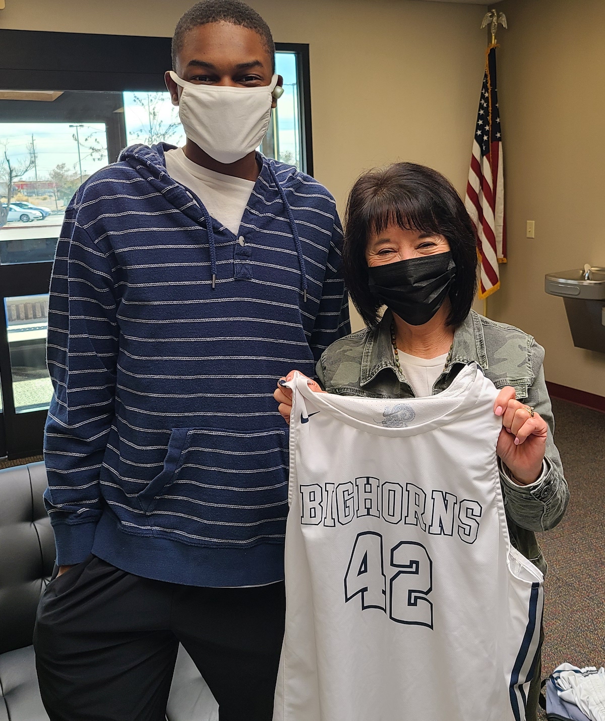 Bighorn News Seniors Present Jerseys To Faculty Who Made An Impact Serving Carson City For Over 150 Years