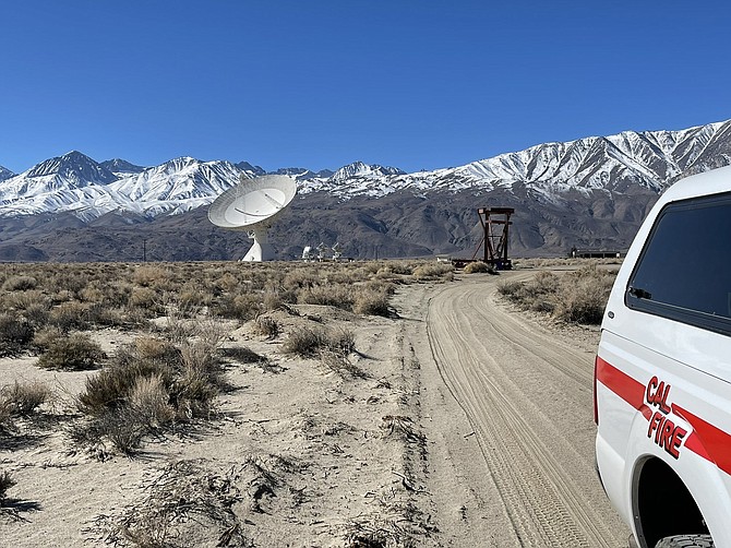 The Owens Valley Radio Observatory is safe after being evacuated last week due to a fire east of Bishop.