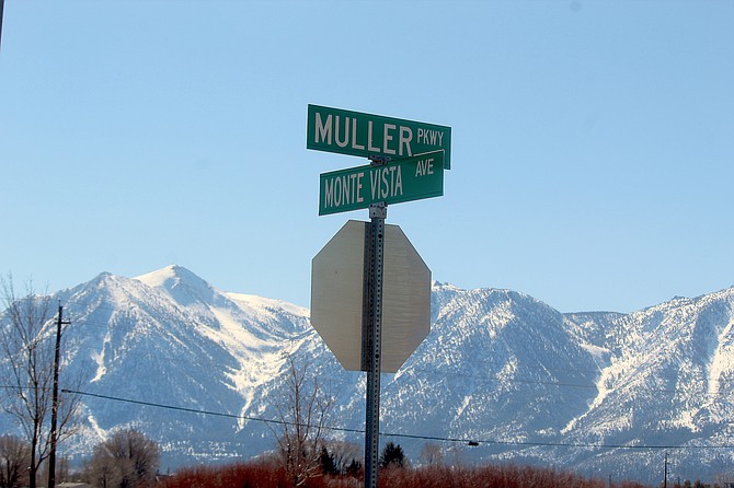 The far western section of Muller Parkway gets some use as that part of Minden is built out.