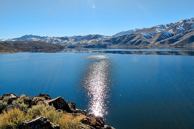 Topaz Lake was one of the major beneficiaries of the October and December storms.