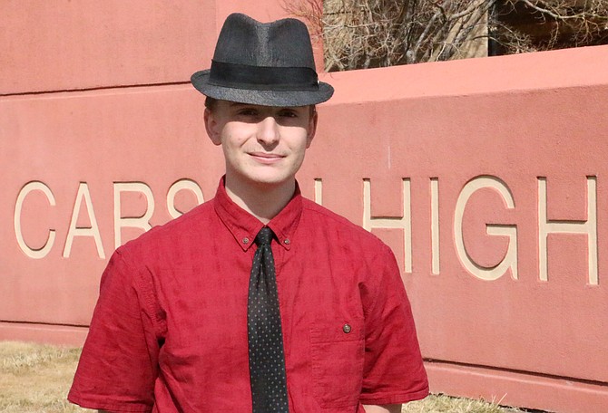 Carson High’s Ryan Soulier will be the school’s first student to attend the American Legion Oratorical Contest National Finals in Indianapolis on April 22-24. Jessica Garcia/Nevada Appeal