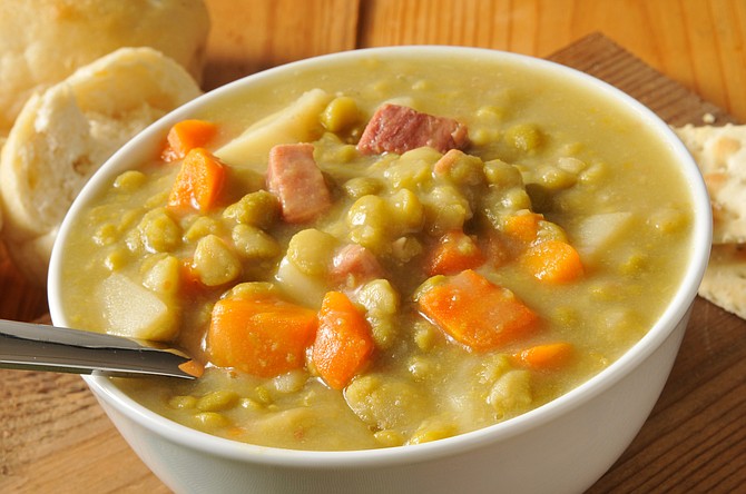 Looking for an inexpensive meal that’s easy and delicious? Try this split pea with ham hock recipe. (Photo: AdobeStock)