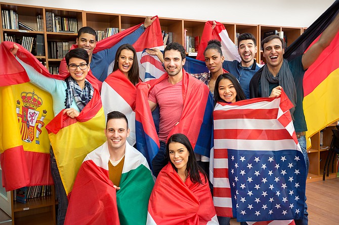 Students from around the world learn about our culture through the Rotary Youth Exchange Program.