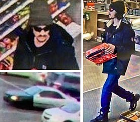 A man who walked out of the Home Depot with a power drill is being sought by authorities.