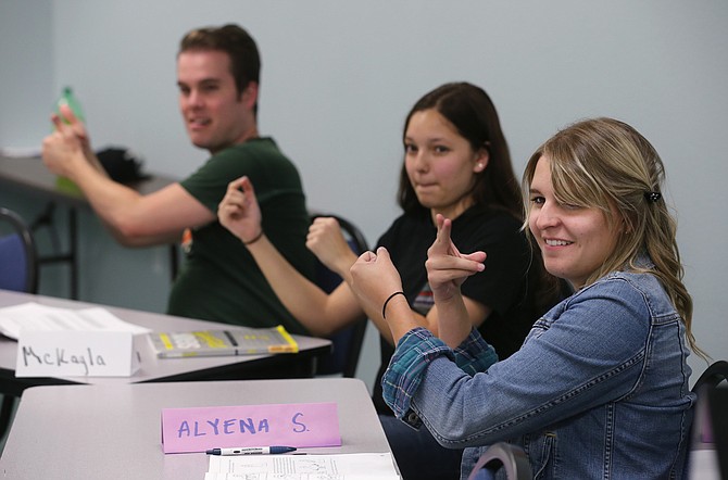 American Sign Language II and IV classes are being offered with Western Nevada College’s late-start/short-term offerings that begin March 28. A variety of other courses are being offered and there is the option to take others in an open-entry format.