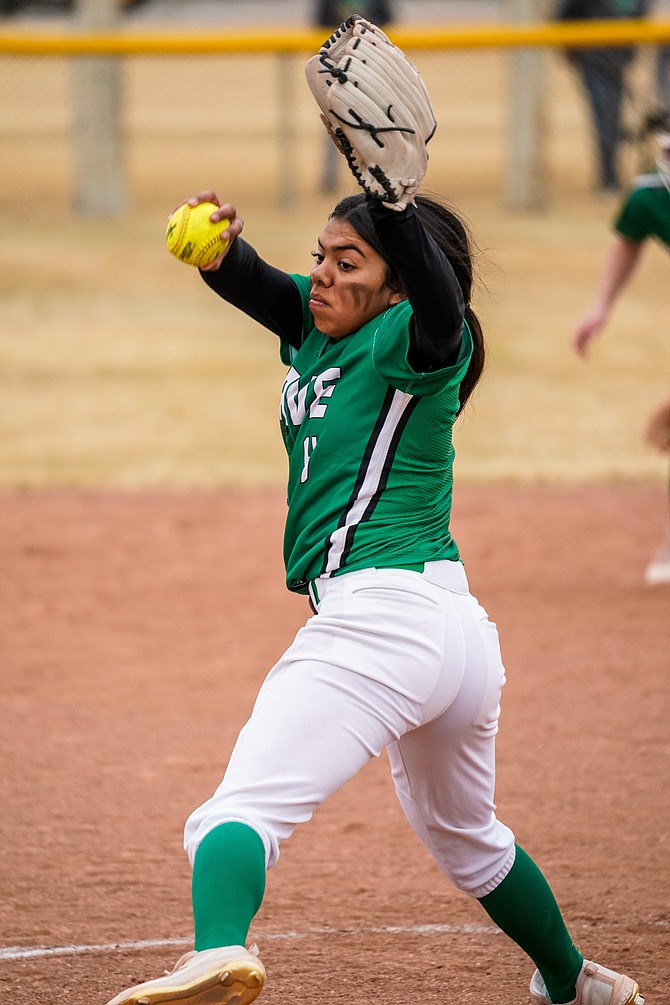 Fallon’s Vernita Fillmore pitched a complete game, striking out three, as the Lady Wave won 3-1 over North Valleys on Saturday.