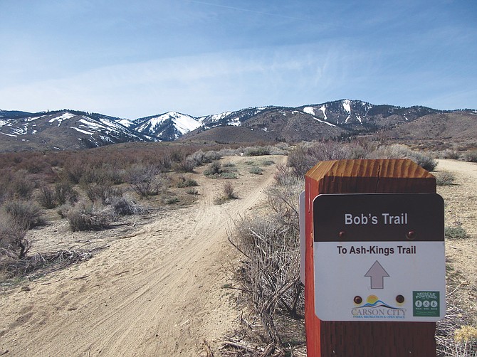 Bob’s Trail has signage along the way to help you stay on track.