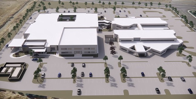 A rendering of Carson Valley Medical Center's expansion.