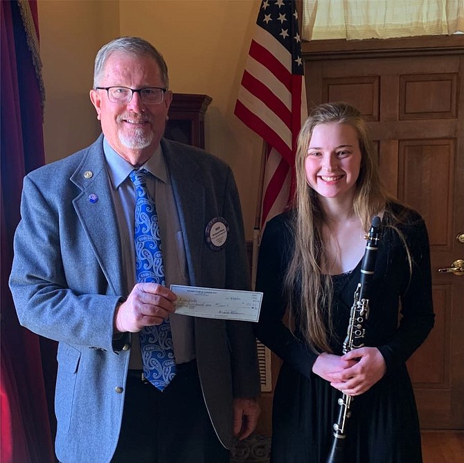 Carson High School student Kyra Fields took home the top honor with her performance of the Mozart’s Third Movement of Concerto for Clarinet.