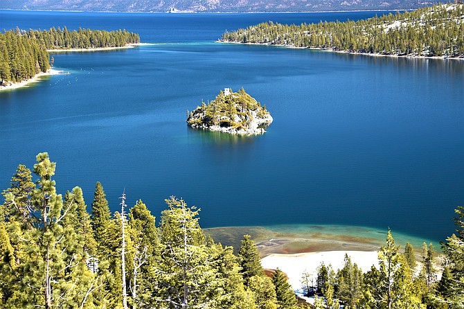 Emerald Bay it all it's glory this week in this photo taken by Gardnerville resident Tim Berube.