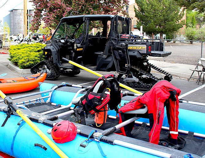Gear belonging to Douglas County Search & Rescue at the Douglas County Sheriff's Open House in May 2019.