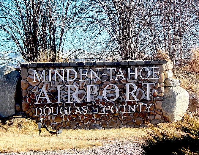 The entrance to Minden-Tahoe Airport.