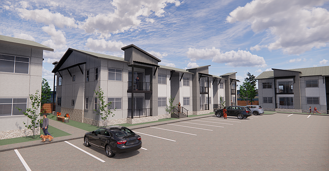 Kingsbarn Capital & Development broke ground on The Marlette, a 140-unit garden-style complex at Janas Way and Little Lane in Carson City