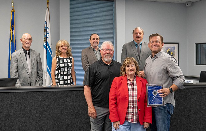 The Historic Resources Commission awarded the Nevada Builder’s Alliance the 2022 Historic Preservation Award for restoring the Bank Saloon on May 5, 2022. The HRC also kicked off its annual scavenger hunt.
