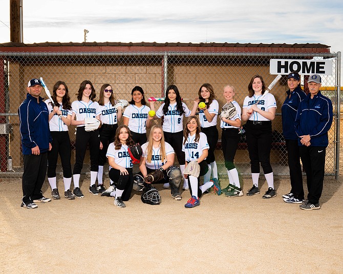 The Oasis Academy softball team looks to repeat last year’s state championship success when it heads to Wells this weekend for the 1A Northern Region tournament.