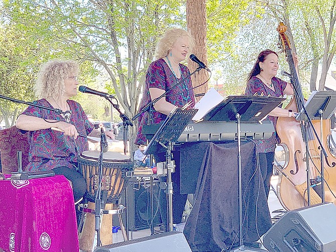 The Jazzettes perform at Heritage Park as part of a jazz & art festival on May 22.