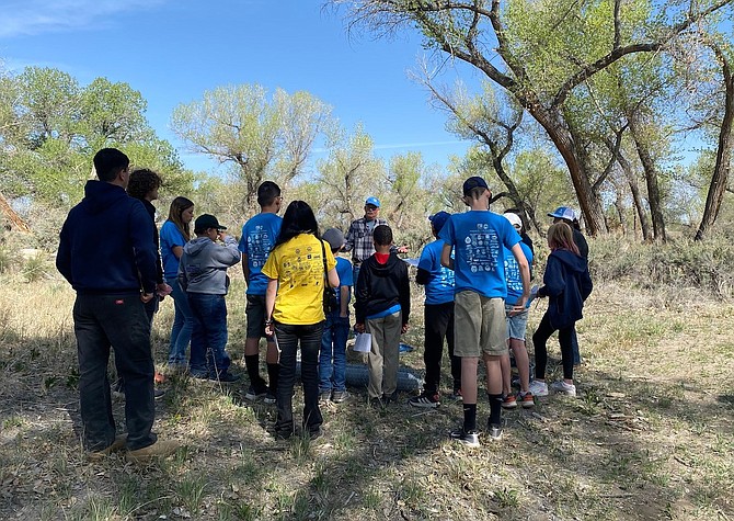 River Wranglers recently presented a Conserve the Carson River workday for Churchill County students.