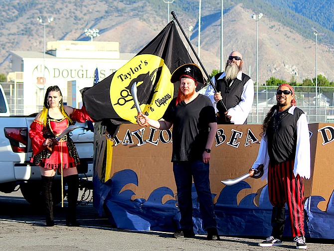 Taylor’s Scissors ‘n’ Clippers pirate crew is ready for Carson Valley Days.