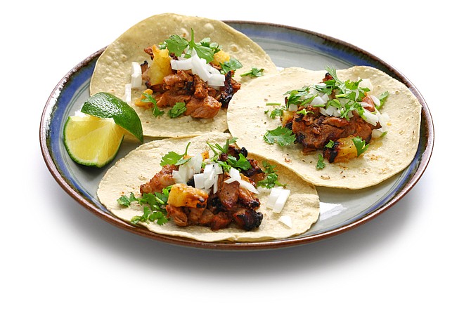 Jayme Watts supplies this recipe for tacos al pastor at home.
