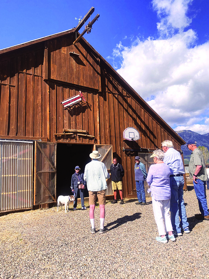 The roughly 100-year-old barn at Comstock Seed south of Gardnerville.