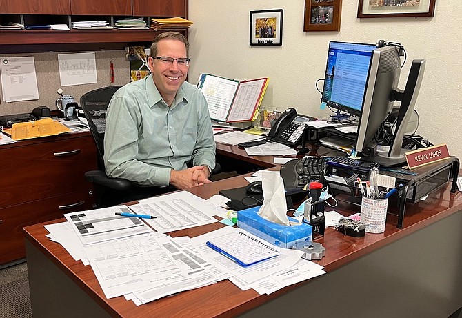 Kevin Lords, who oversees a number of programs for the Churchill County School District, has accepted a position in Lander County.