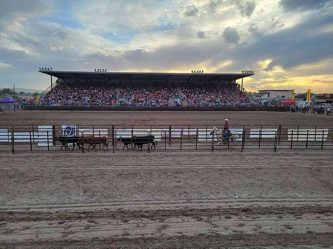 The eighth annual de Golyer Bucking Horse and Bull Bash drew a sellout on June 26 when 4,000 spectators and 145 contestants flocked the 3C Complex at the Churchill County Fairgrounds.