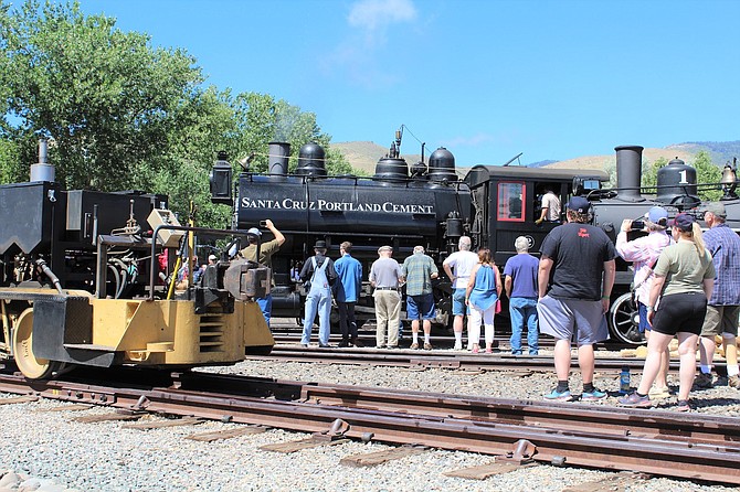 Train enthusiasts from all over the world came to photograph the mighty V&T engines showcased at the Great Western Steam Up.